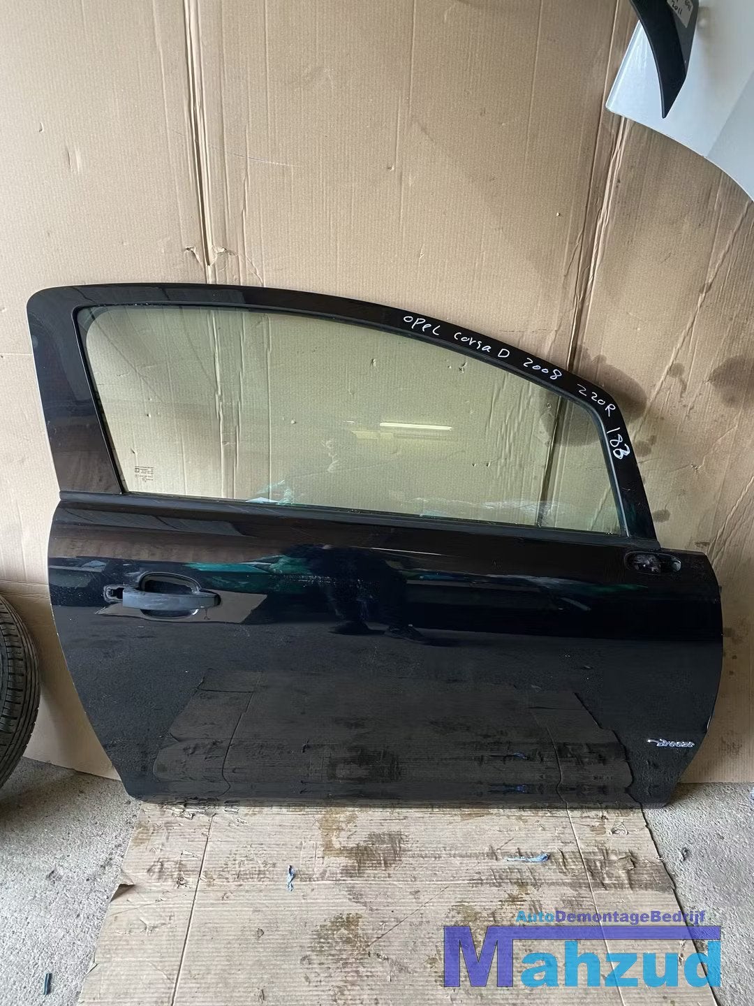 OPEL CORSA D ZWART Z20R Rechter rechts deur portier 3 deurs, Gebruikt, Deur, Opel Automobile GmbH, Ophalen of Verzenden