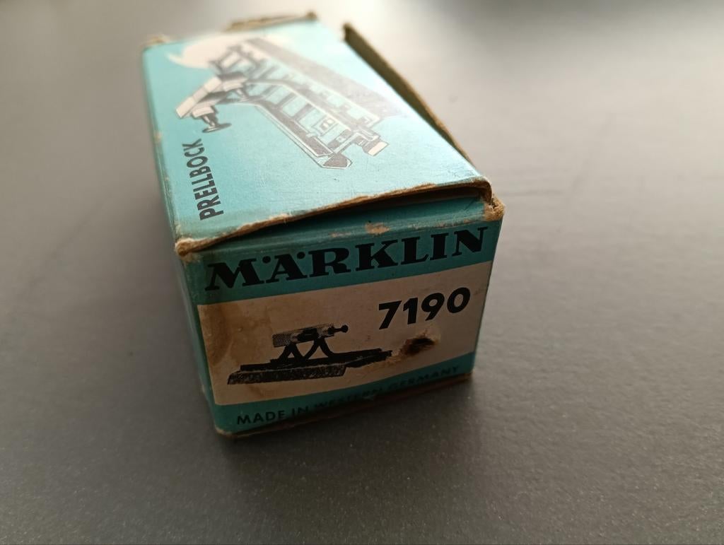 Märklin 7190 Stootblok - Zo Goed Als Nieuw, Ophalen, Wisselstroom, Rails, Zo goed als nieuw