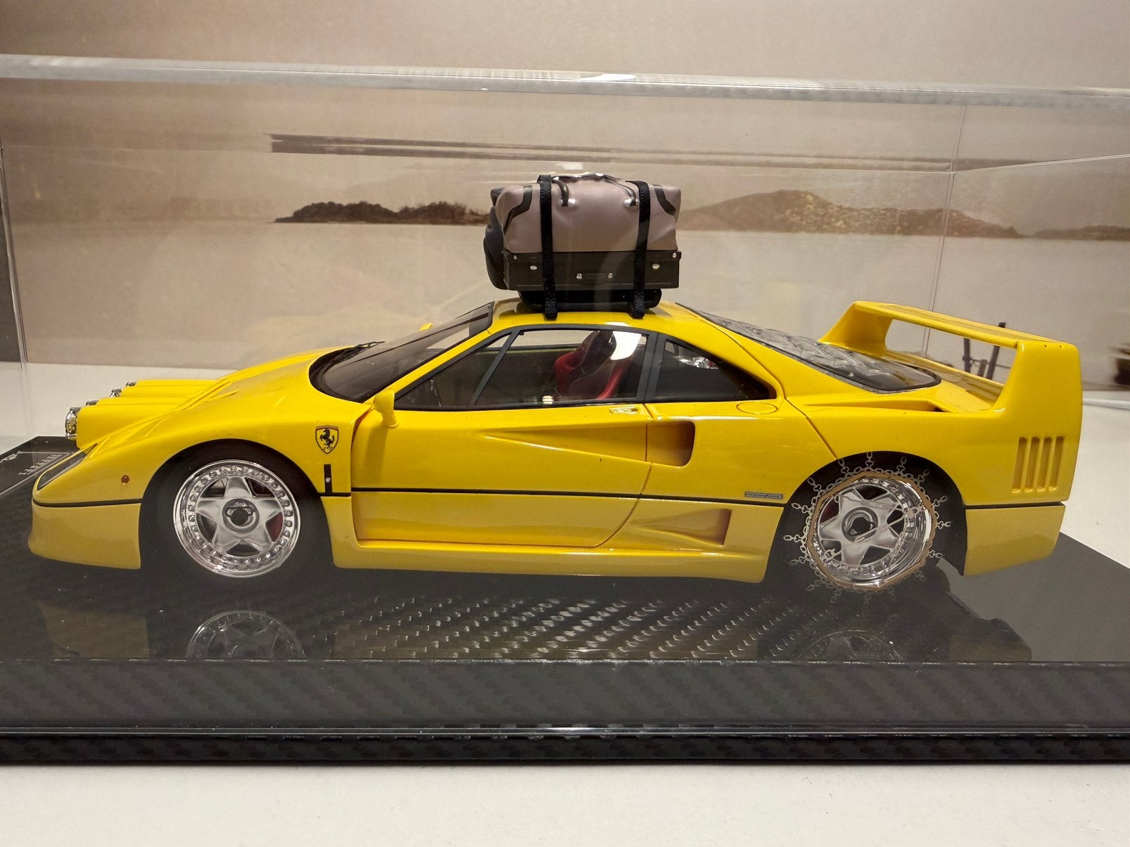 1:18 VIP Ferrari F40 Christmas Ski, Ophalen of Verzenden, Nieuw, Auto, Overige merken