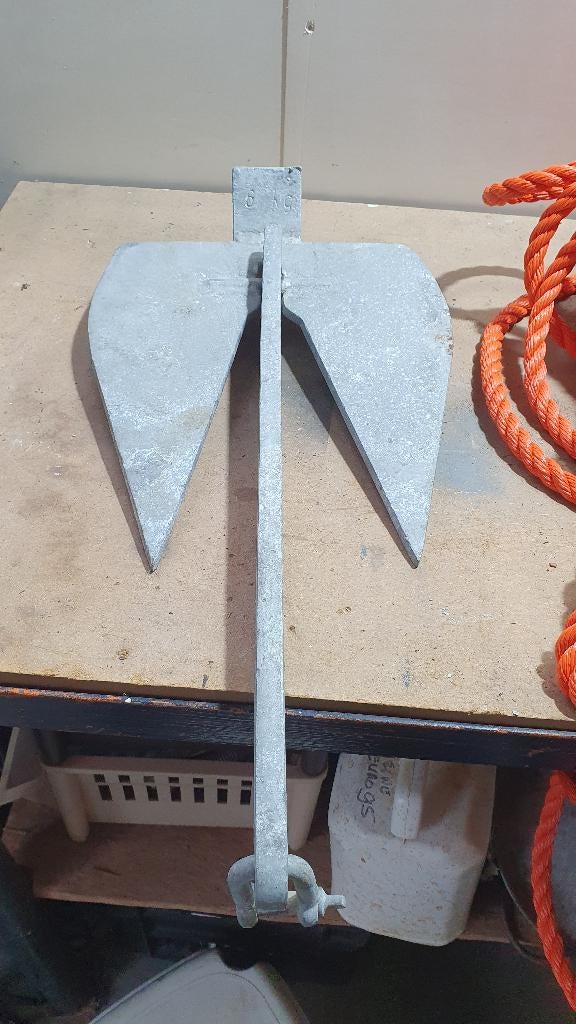 BRITANY Anker 6 kg (plus eventueel lijn), Watersport en Boten, Ophalen, Zo goed als nieuw, Overige typen