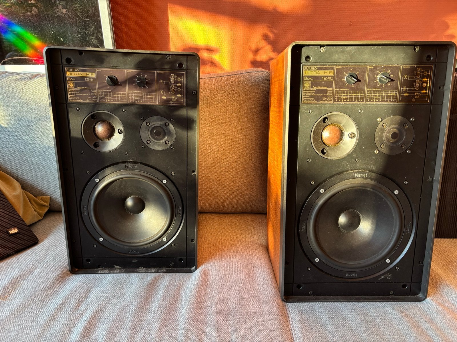 Saba Ultra HiFi Box 1240 - Woofers niet origineel, tweeter d, Overige merken, Stereo speakers, Ophalen of Verzenden, 60 tot 120 watt