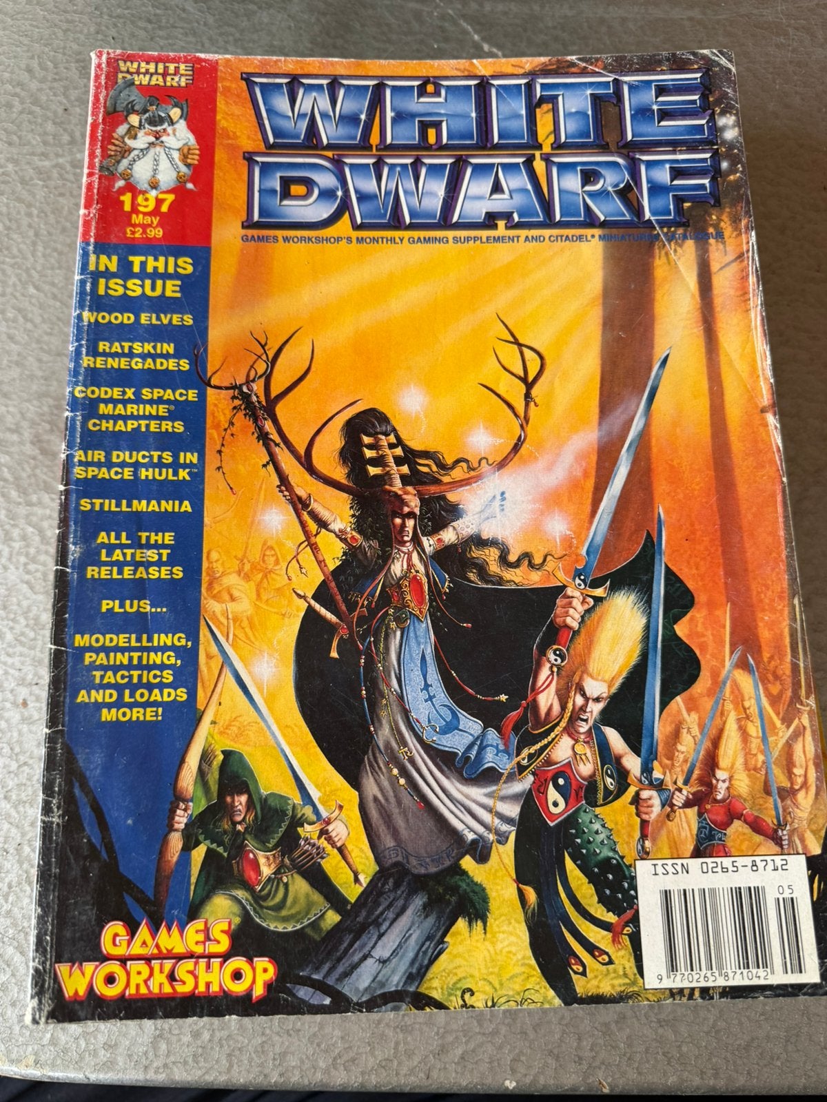 White Dwarf 197 mei 1996, Ophalen of Verzenden, Gebruikt, Warhammer, Boek of Catalogus