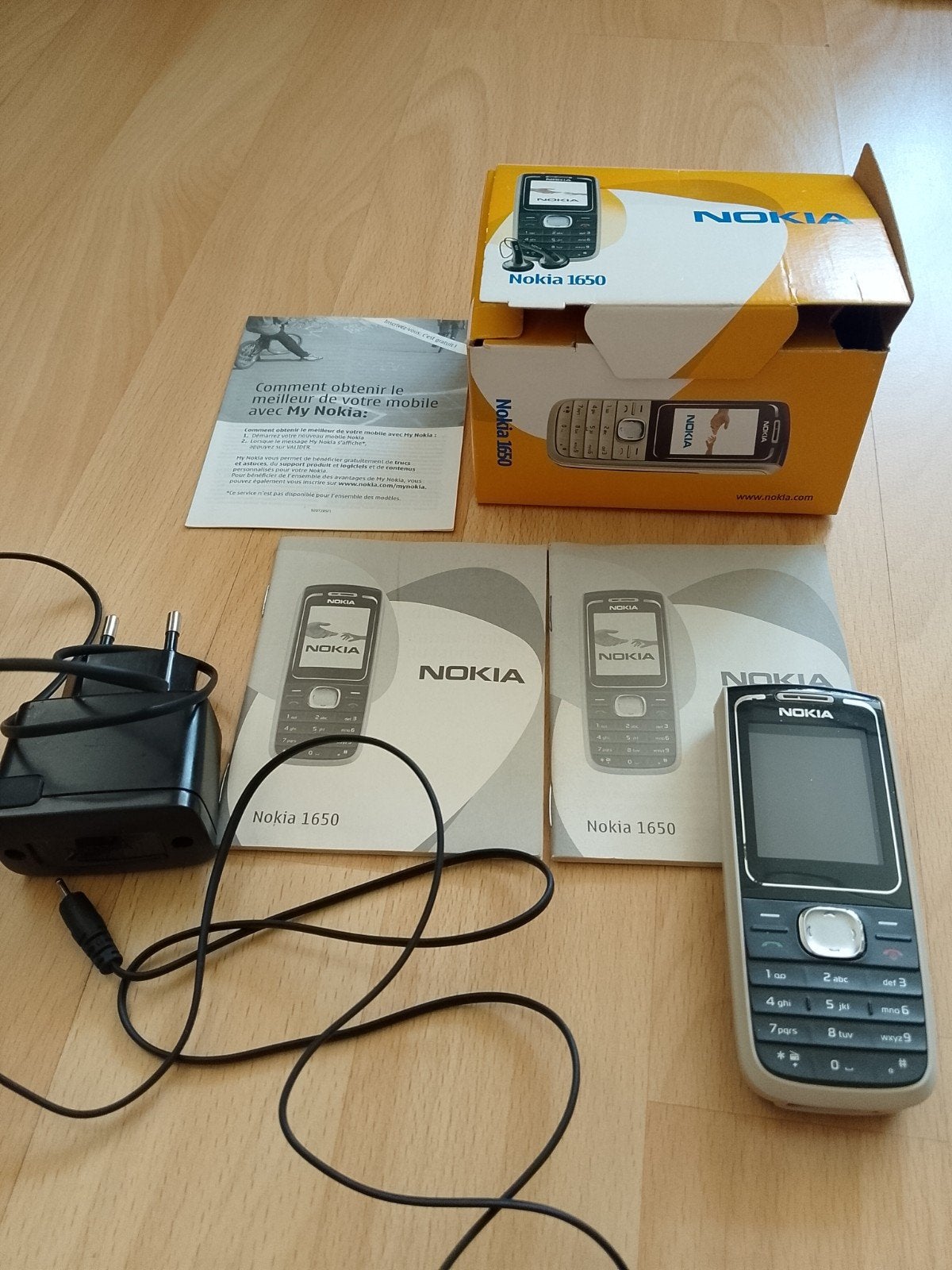 NOKIA 1650 mobiel in originele verpakking nieuw!, Geen camera, Zwart, Fysiek toetsenbord, Nieuw