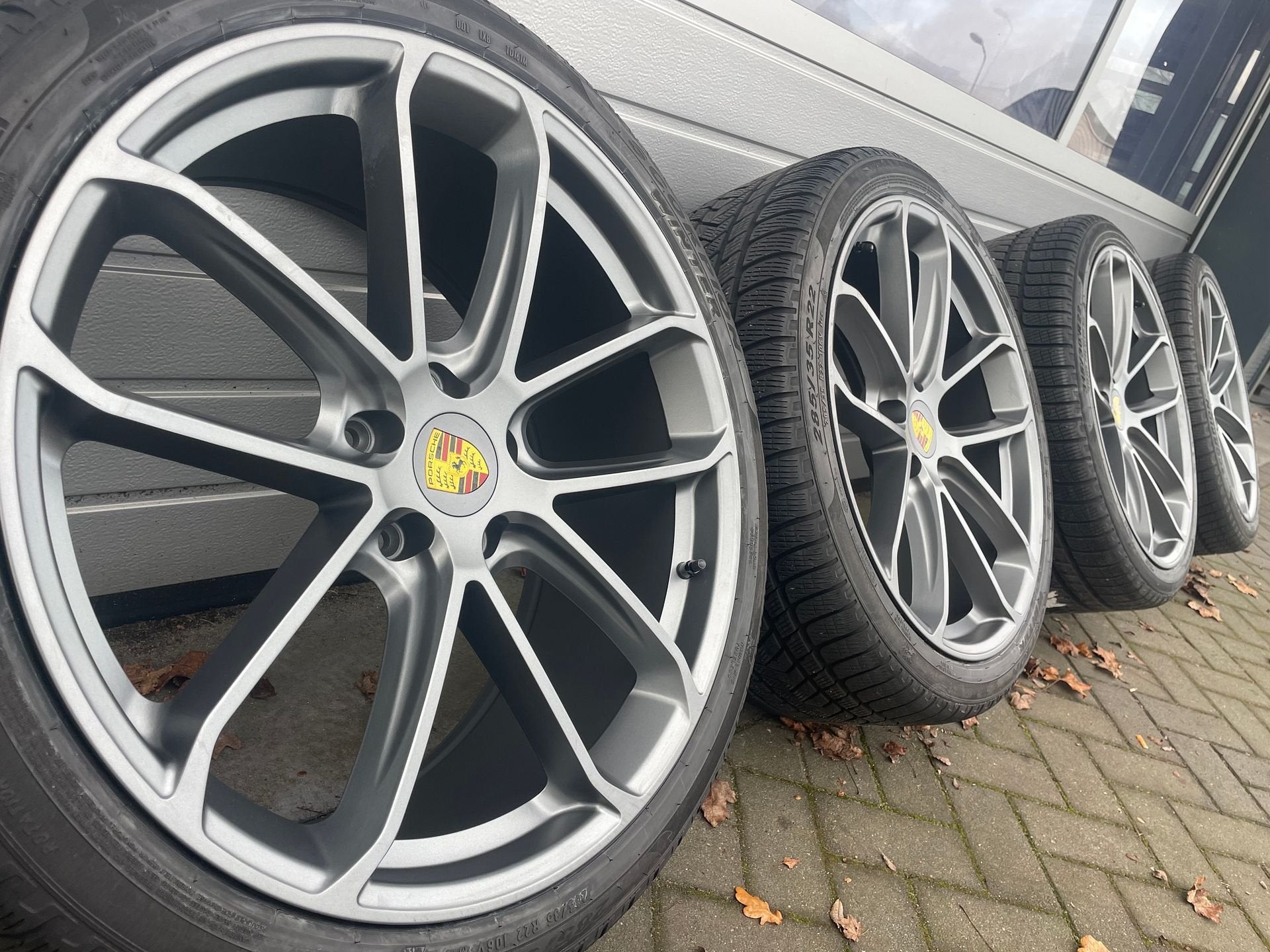 22" Porsche Cayenne S 9Y E-Hybrid GT Coupe velgen winterband, Auto-onderdelen, Banden en Velgen, -, 285 mm, -, Banden en Velgen