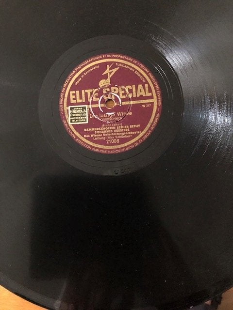 grammofoonplaat 78 toeren, Cd's en Dvd's, Vinyl | Klassiek, Gebruikt, Overige typen, Classicisme, Overige formaten, Ophalen