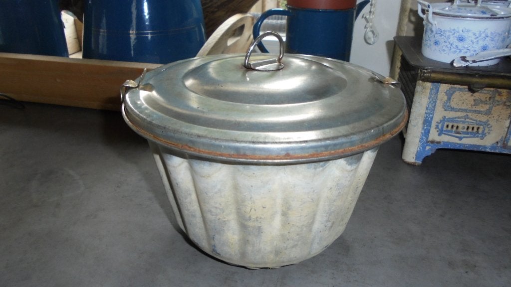 aluminium puddingvorm, doorsnee 21H14cm, Ophalen of Verzenden