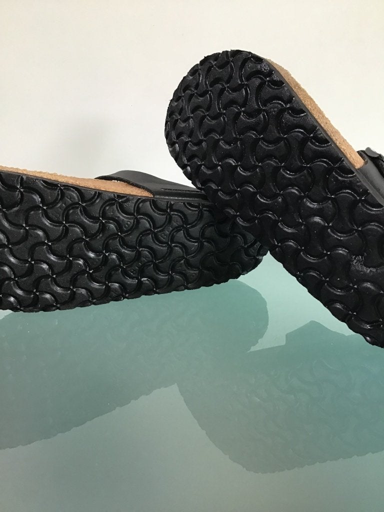 Birkenstock Gizeh 40 | zwarte slippers | Gratis verzenden, Slippers, Verzenden, Zwart, Zo goed als nieuw