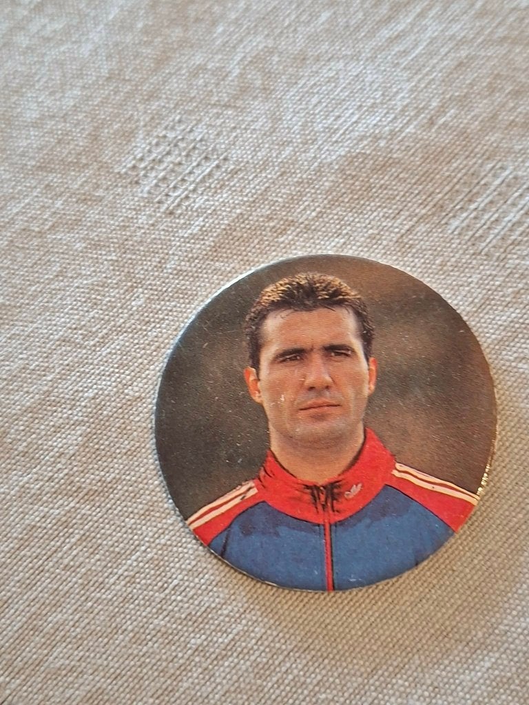 Panini Caps/ Snickers/Gheorghe Hagi / Roemenië / Euro 96, Verzenden, Gebruikt, Buitenlandse clubs, Overige typen