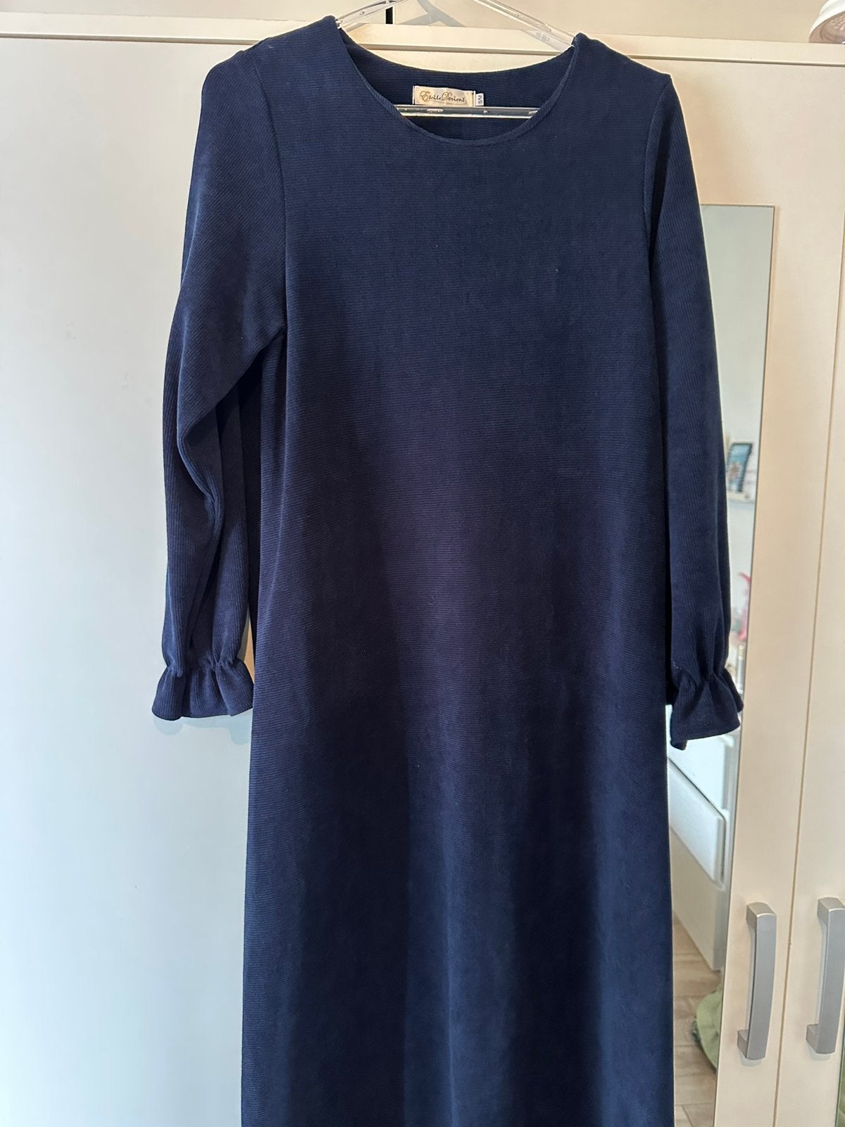 Abaya jurk, Kleding | Dames, Jurken, Maat 38/40 (M), Blauw, Ophalen of Verzenden, Zo goed als nieuw