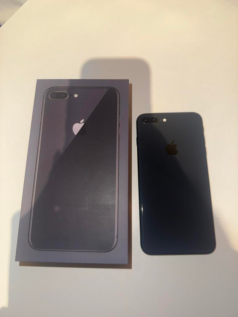 iPhone 8 Plus space grey 64GB, Telecommunicatie, Mobiele telefoons | Apple iPhone, Gebruikt, 64 GB, Zonder abonnement, Zonder simlock