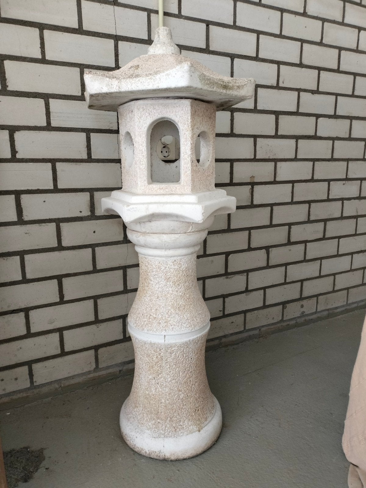 Pagode lantaarn, Tuin en Terras, Ophalen, Zo goed als nieuw, Beton, Boeddhabeeld