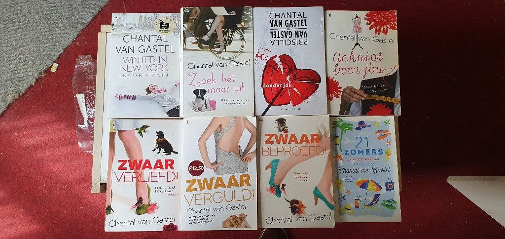 Te koop 8 Chantal van Gastel boeken, Ophalen of Verzenden, Gelezen, Chantal van Gastel, Nederland