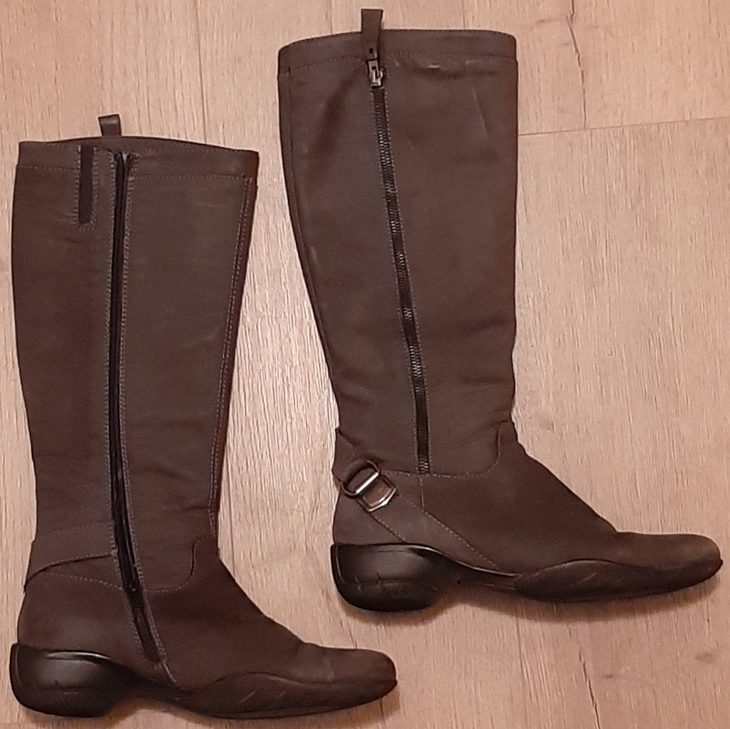 👢Preloved: Handgemaakte italiaanse lederen laarzen🏷️€25-, Kleding | Dames, Schoenen, Hoge laarzen, Handmade, Ophalen of Verzenden