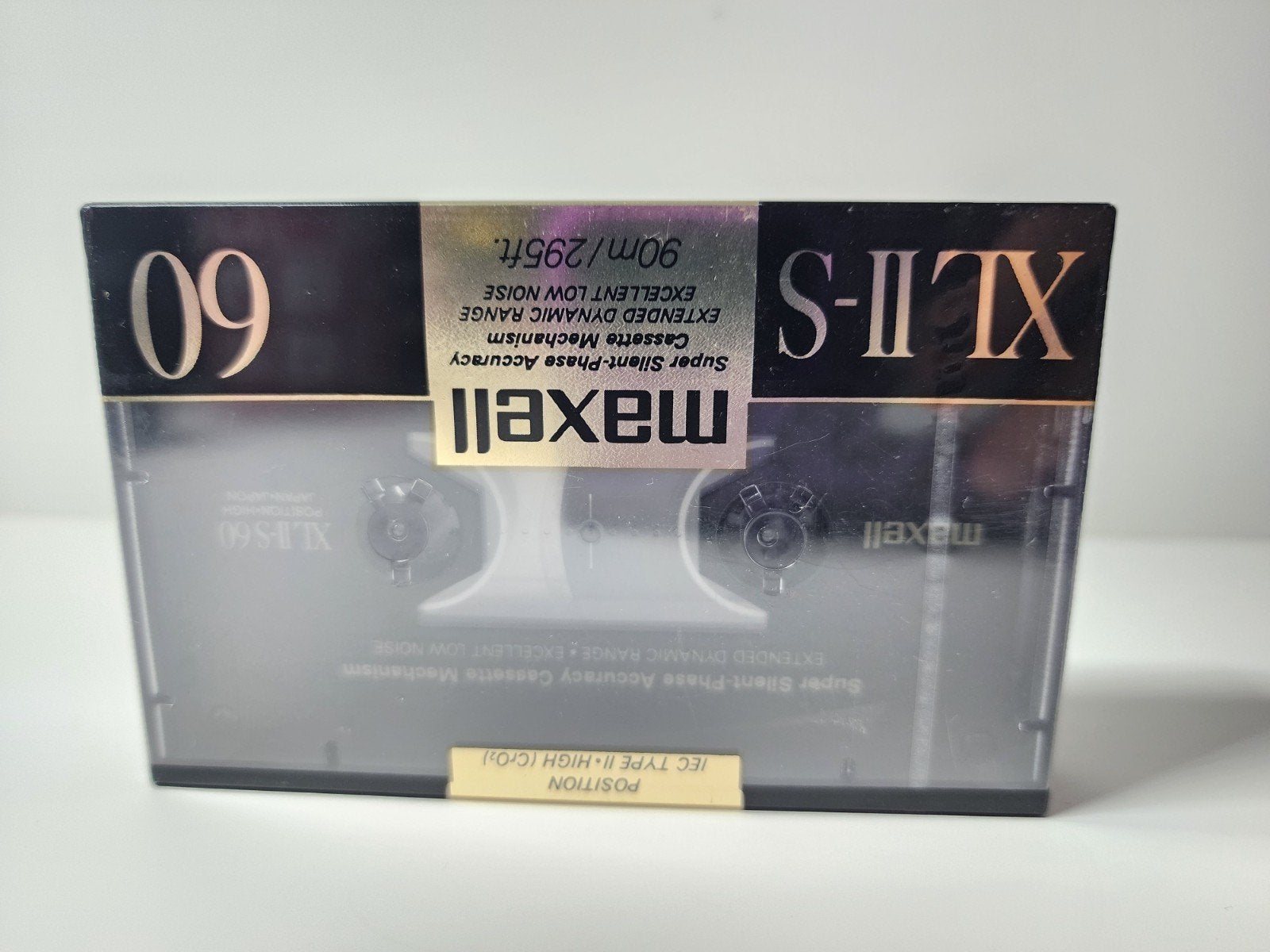 Maxell XL II-S 90 Cassettebandje - Nieuw in verpakking, Ophalen of Verzenden, Nieuw in verpakking, 1 bandje, Onbespeeld