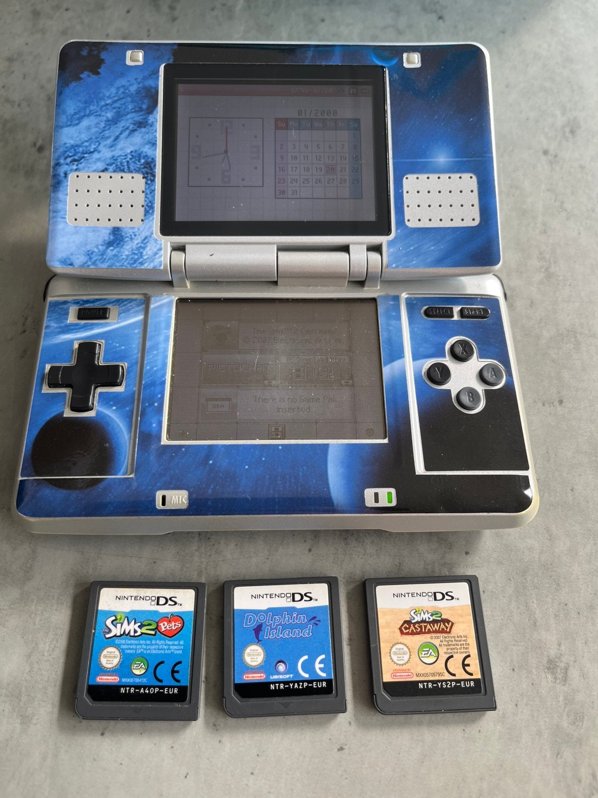 Nintendo DS met een aantal games., Gebruikt, Ophalen of Verzenden, DS Lite, Met beschermhoes of tas