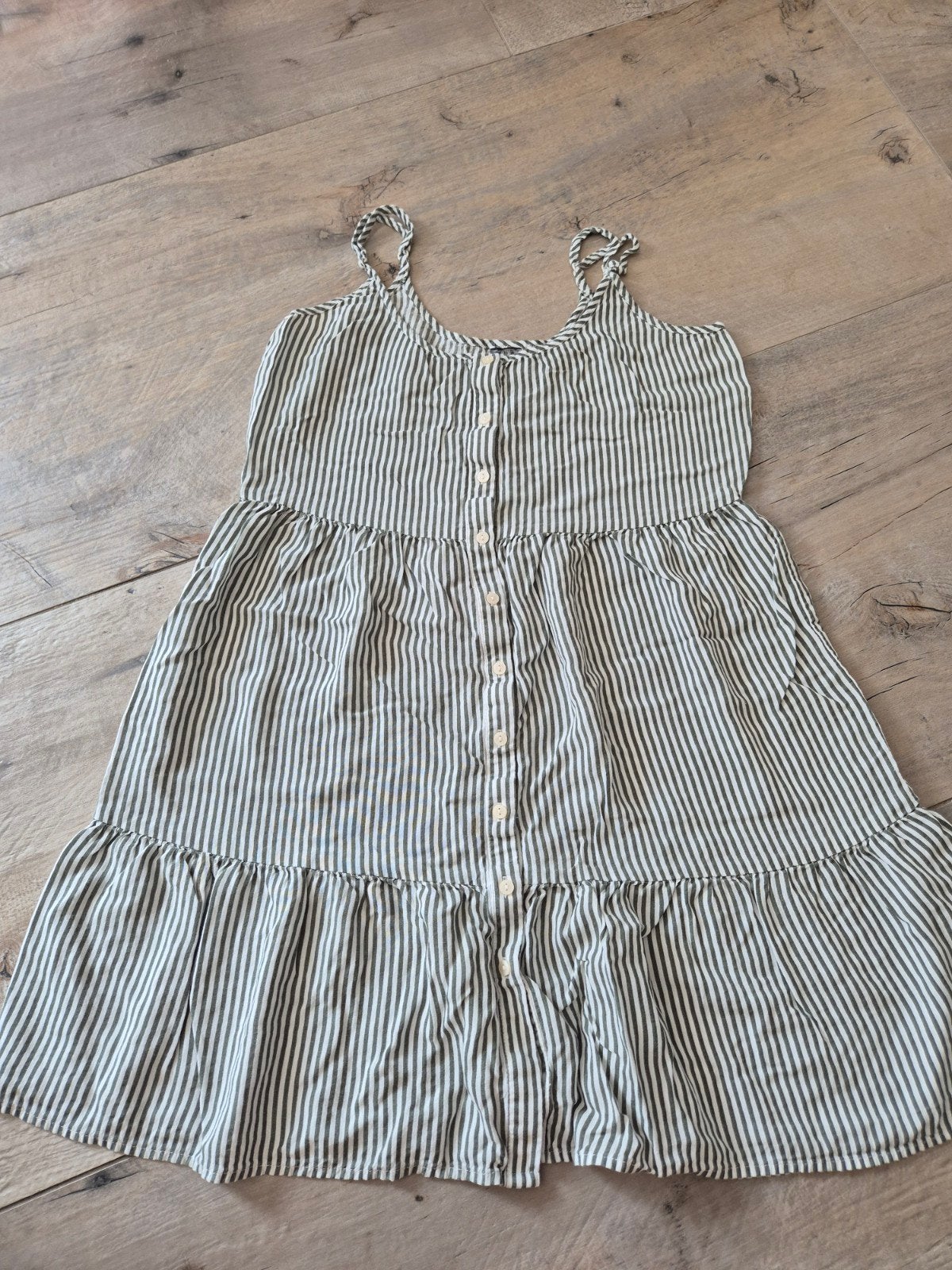 Vero Moda gestreepte zomerjurk met knoopjes, Vero Moda, Ophalen of Verzenden, Zo goed als nieuw, Maat 36 (S)