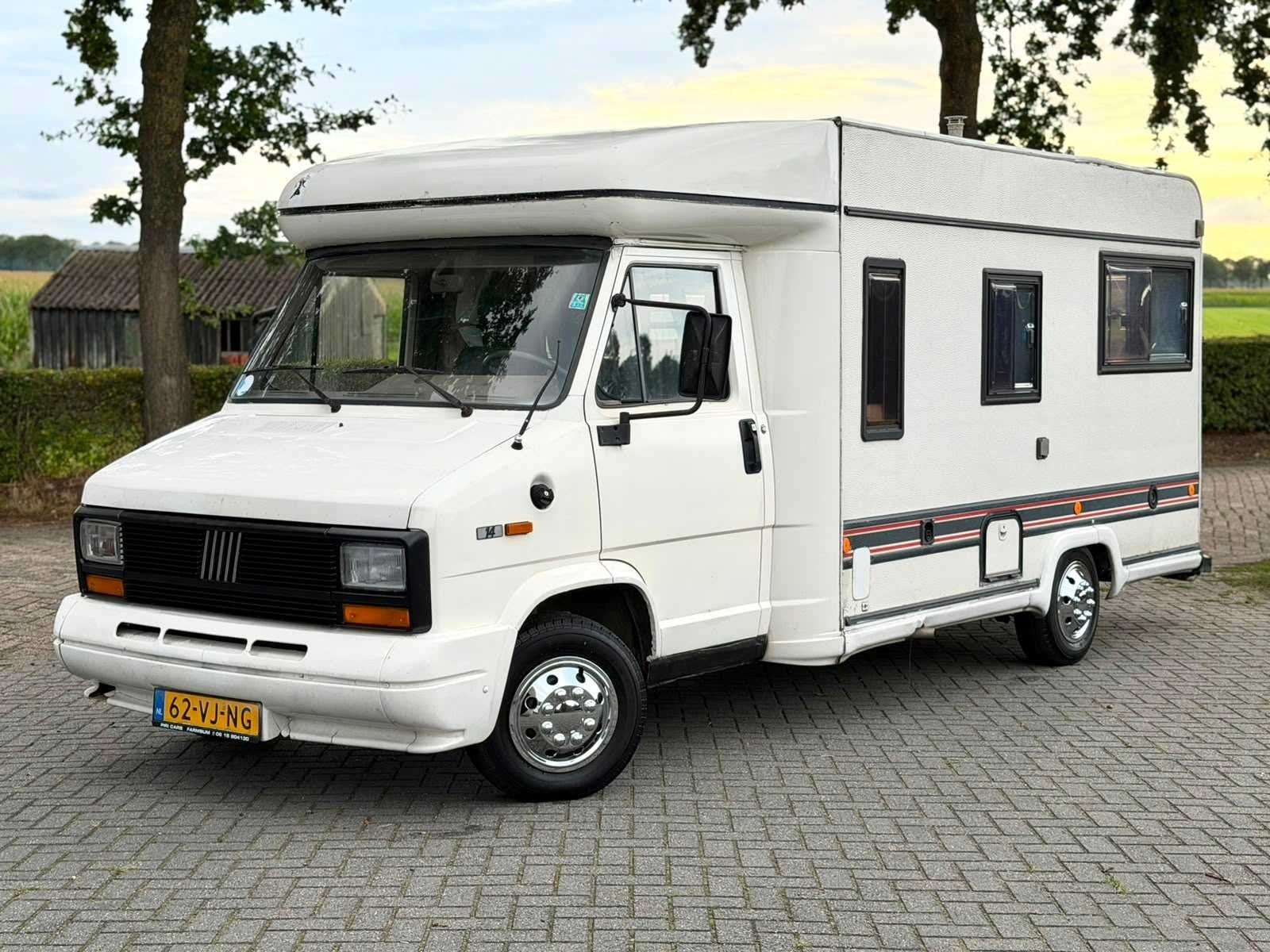 Fiat Ducato 280l kampeerwagen Bürstner Camper 62-VJ-NG, Caravans en Kamperen, Bedrijf, Diesel, Fiat