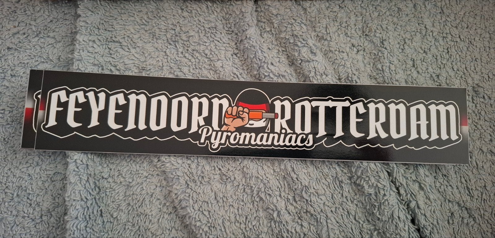Sticker Feyenoord Rotterdam Pyro maniacs, Ophalen of Verzenden, Nieuw, Sport