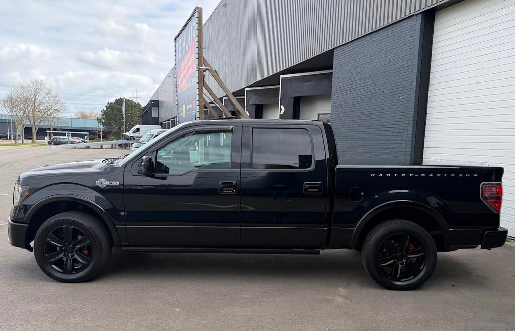 Ford USA F150 V8 4X4 LPG SCHUIFDAK/HARLEYDAVIDSON/LEDER/CAME, Auto's, Bestelauto's, Automaat, Euro 5, Gebruikt, 416 pk