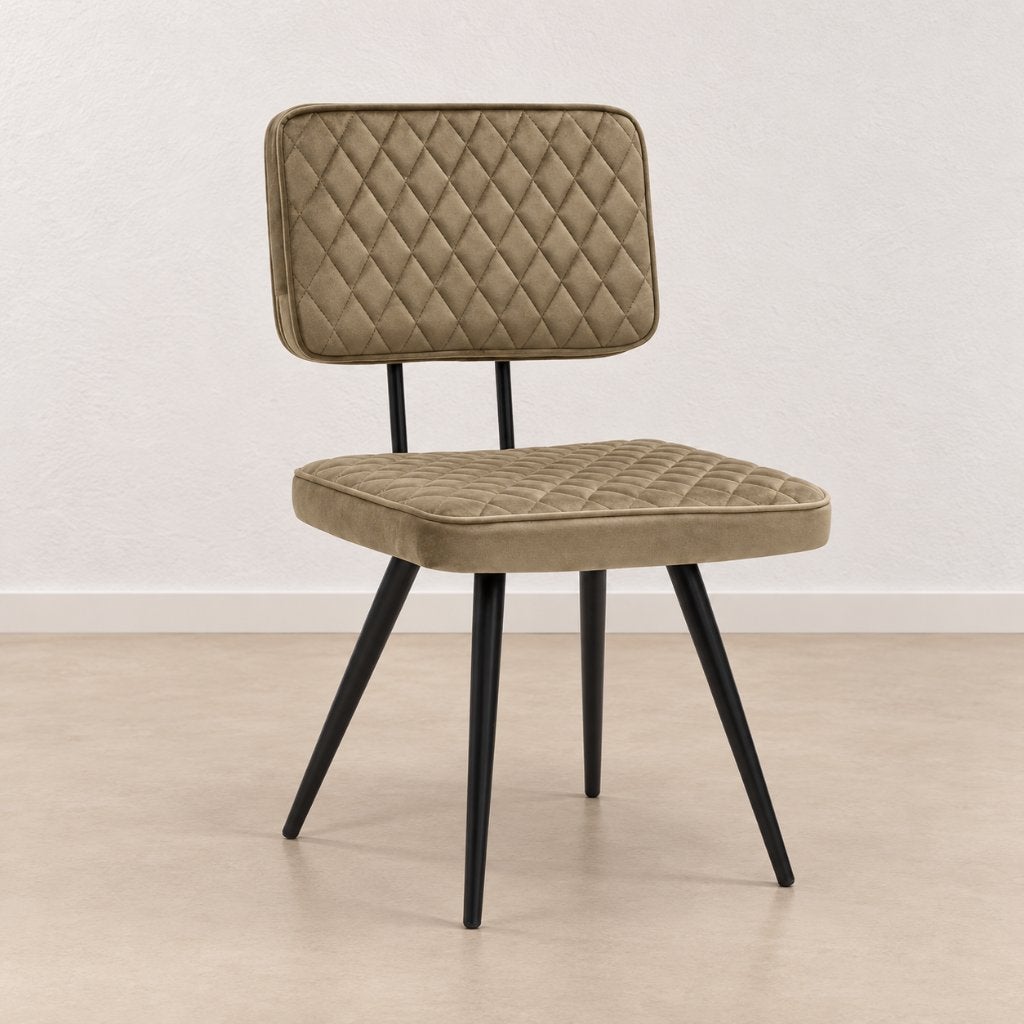 Kick Toby Eetkamerstoel Taupe - Set van 6 - Nieuw in doos, Overige kleuren, Kick, Nieuw, Ophalen of Verzenden