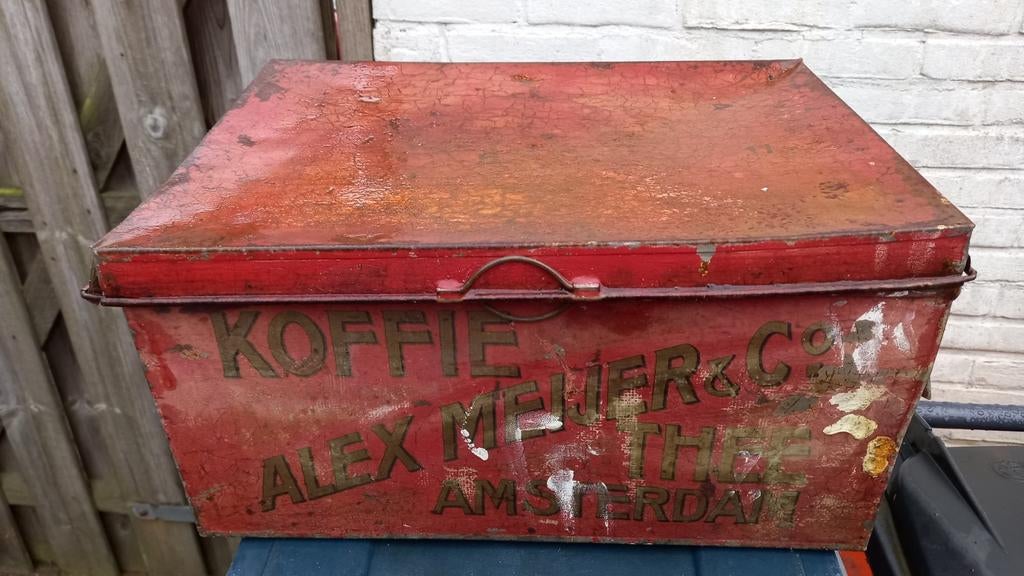 Koffieblik, Ophalen of Verzenden, Minder dan 50 cm, Minder dan 50 cm