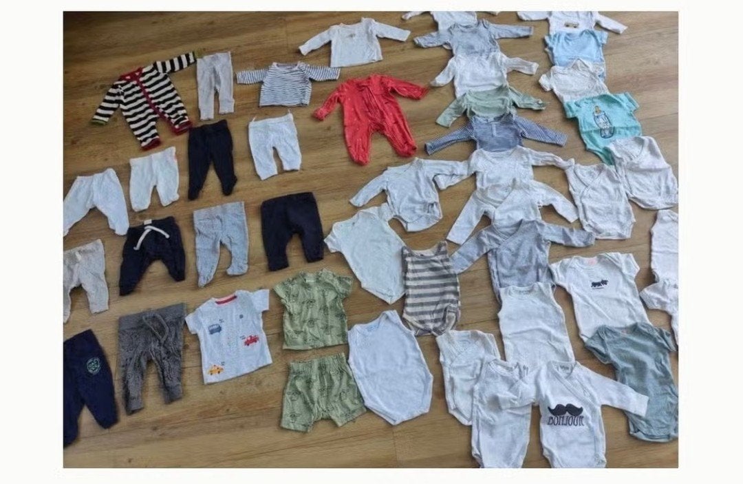 Groot 44-delig kledingpakket jongen maat 50/56 Villervalla, Kinderen en Baby's, Ophalen of Verzenden, Jongetje, Pakje