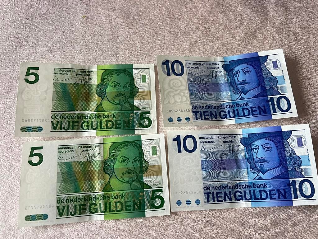 Gulden bankbiljetten, Ophalen of Verzenden, 10 gulden, Los biljet