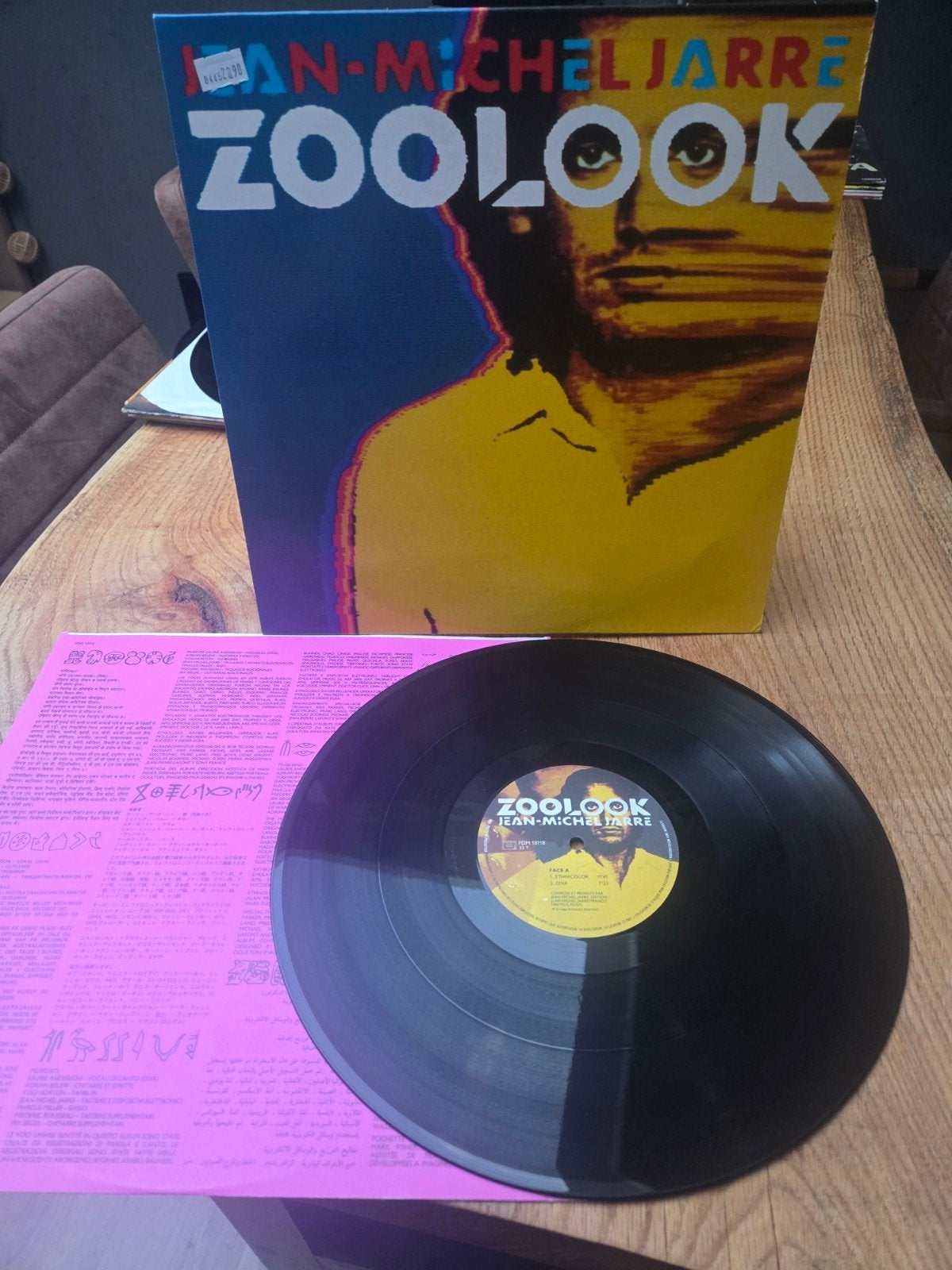 Jean-Michel Jarre - Zoolook LP (1984) - Zo goed als nieuw, Cd's en Dvd's, LP, Originele persing, Ophalen of Verzenden, Zo goed als nieuw