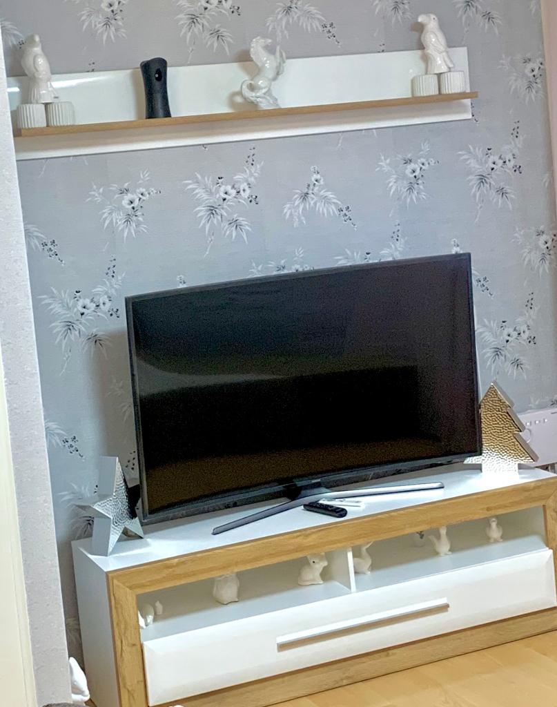 TV-meubel, Ophalen of Verzenden, Zo goed als nieuw, Vrijstaande haard, Elektrische haard