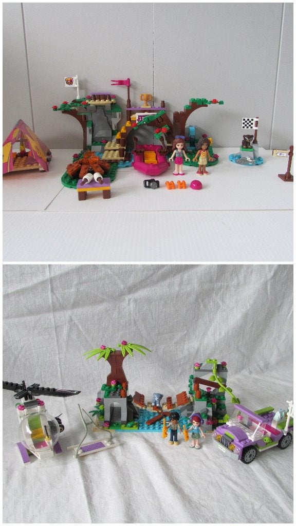 Grote Lego Friends jungle bundel – setnummers 41036, 41121, Gebruikt, Compleet, Verzenden, Lego