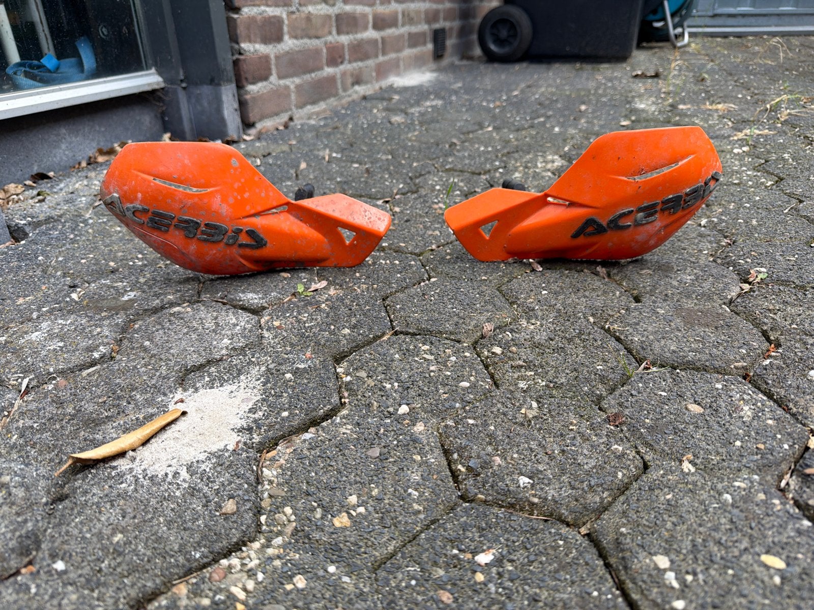 Acerbis handkappen voor KTM - Oranje, Motoren, Ophalen of Verzenden, Gebruikt