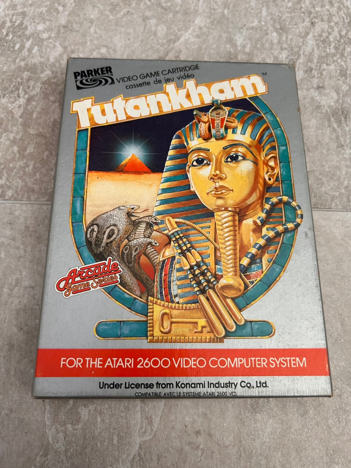 Atari 2600 Tutankham in doos, Spelcomputers en Games, Ophalen of Verzenden, Gebruikt, Avontuur en Actie, Atari 2600