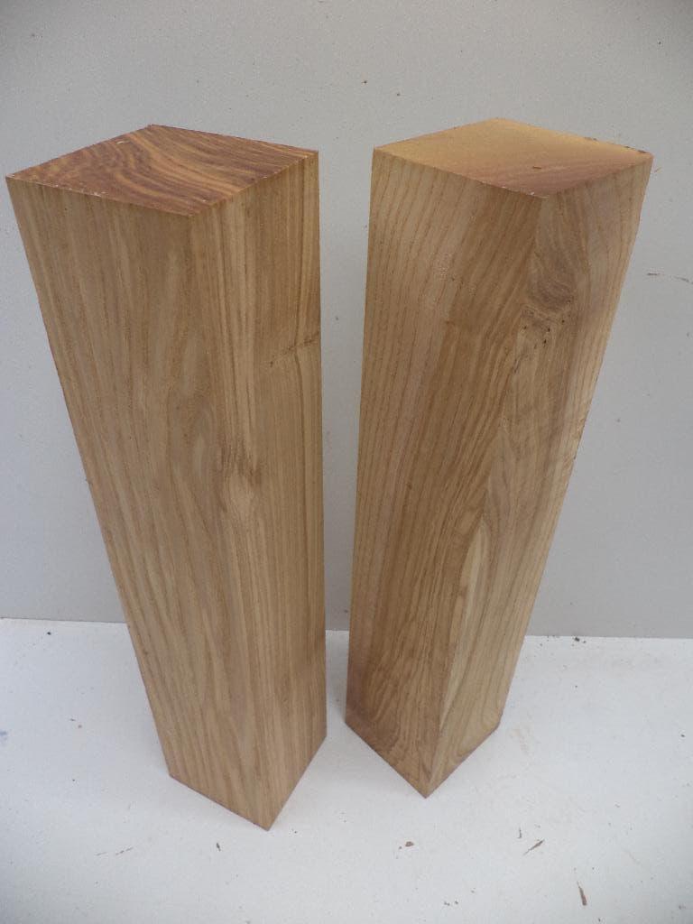 (olijf) essen hout fraai tekening draaihout balkjes heften, Ophalen of Verzenden, Nieuw