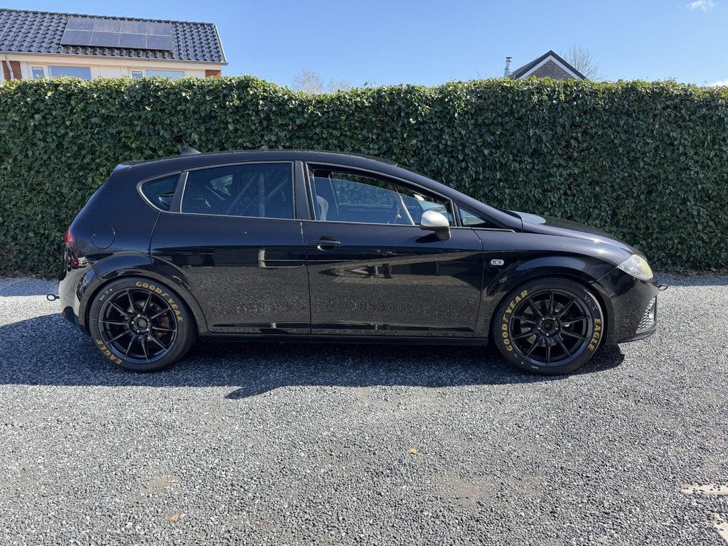 SEAT Leon 2.0 TFSI FR | Raceauto / Trackday | FIA Rolkooi |, Auto's, Stof, Gebruikt, Zwart, Zwart