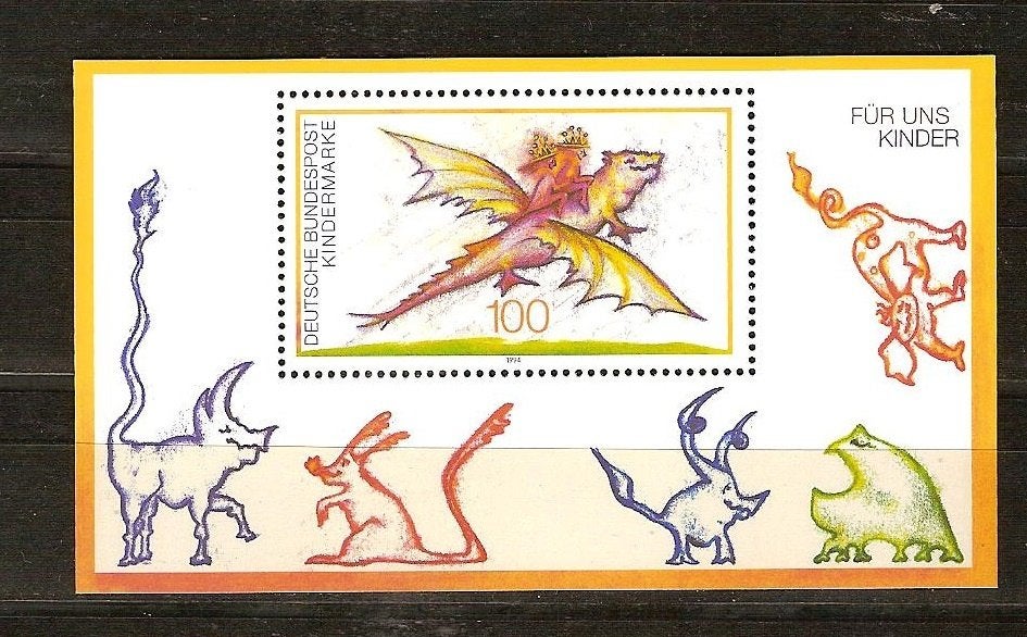 BRD blok 30 pf, Ophalen of Verzenden, BRD, Postfris