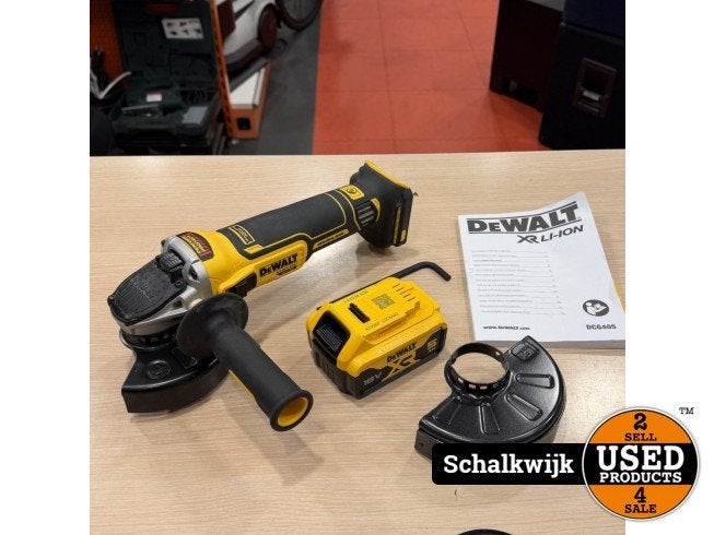 Dewalt DCG405 Haakse slijper met 18V 5Ah accu als nieuw, Dewalt, Zo goed als nieuw, Support@dewalt.com, 701 E. Joppa Road
Towson, MD 21286
USA