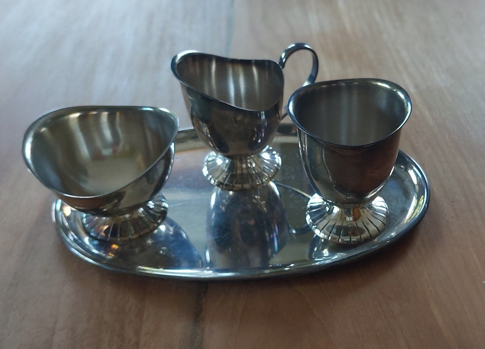 Verzilverd roomstel DE, Ophalen of Verzenden, Zilver