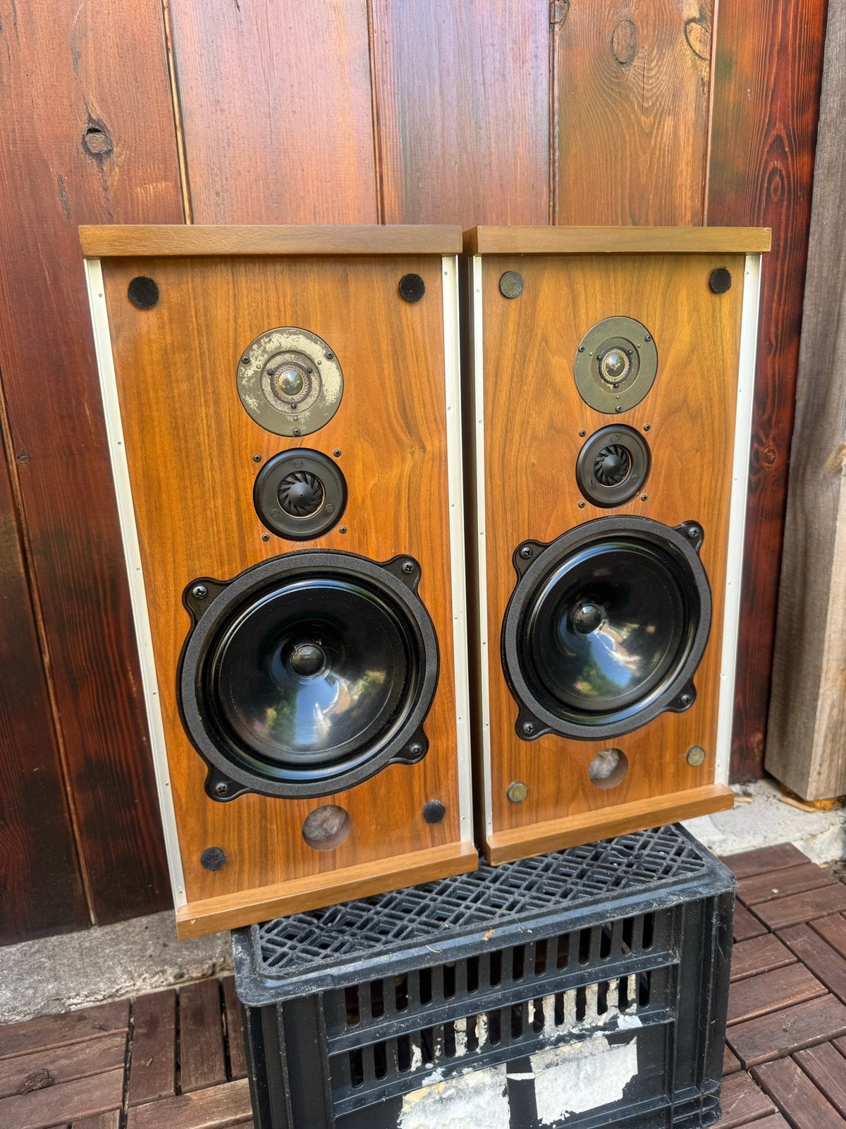 Bowers & Wilkins DM4 Speakers - Vintage Geluidskwaliteit, Ophalen, Gebruikt, Stereo speakers, Bowers & Wilkins (B&W)