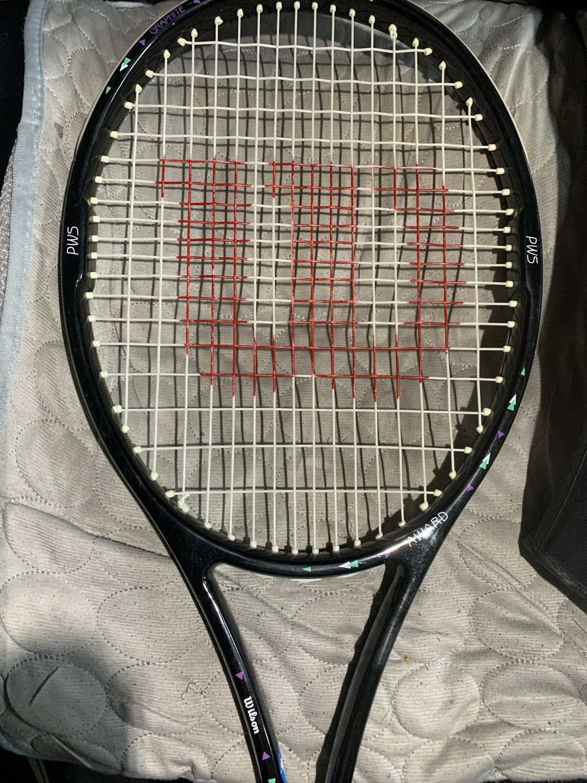 Wilson Award PWS Tennisracket - Graphite Composite, Ophalen of Verzenden, Zo goed als nieuw, Racket, Wilson