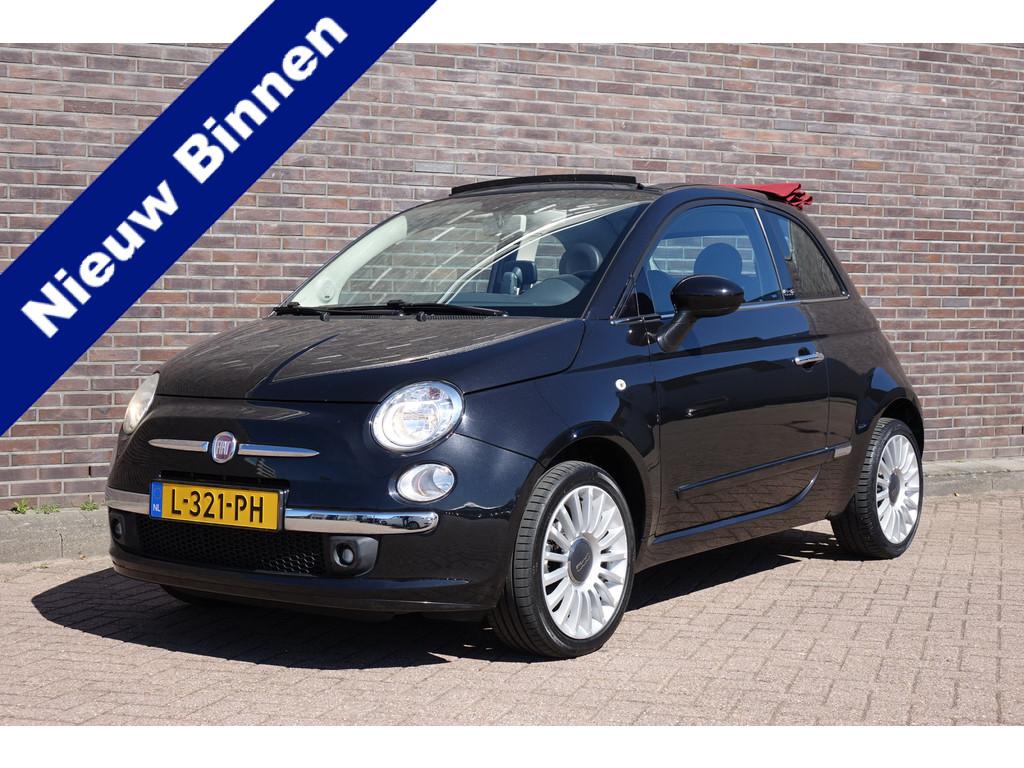 Fiat 500C 1.2 Lounge, airco, Blue&Me, navigatie, prachtige a, Voorwielaandrijving, Euro 5, Gebruikt, 4 cilinders