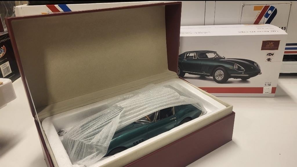 CMC M-238 Ferrari 275 GTB/C Green Met. 44 of 1000 pcs - 1966, Overige merken, Auto, Nieuw, Ophalen of Verzenden