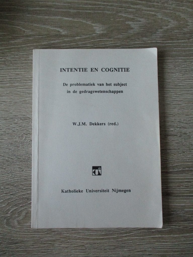 Intentie en cognitie; De problematiek van het subject in d, Ophalen of Verzenden, Gelezen, Ontwikkelingspsychologie