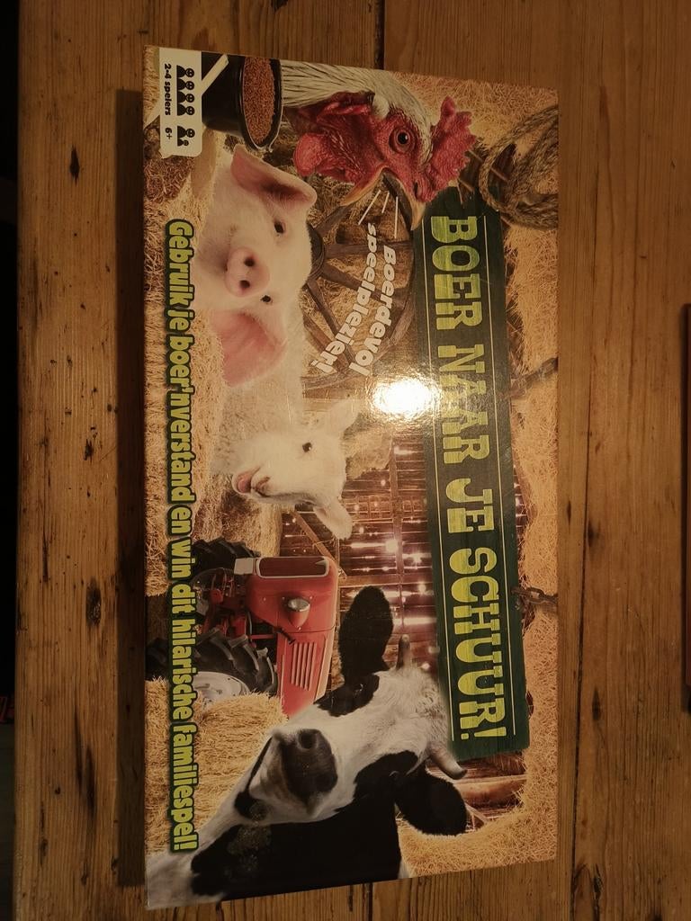 Boer naar je schuur! bordspel, Ophalen, Zo goed als nieuw
