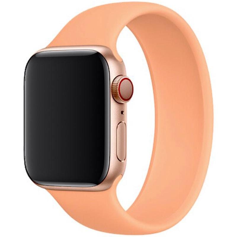 Apple Watch Silicone Solo Loop Cantaloupe Size 2, 3 & 9, Bandje, Apple, Nieuw, Apple