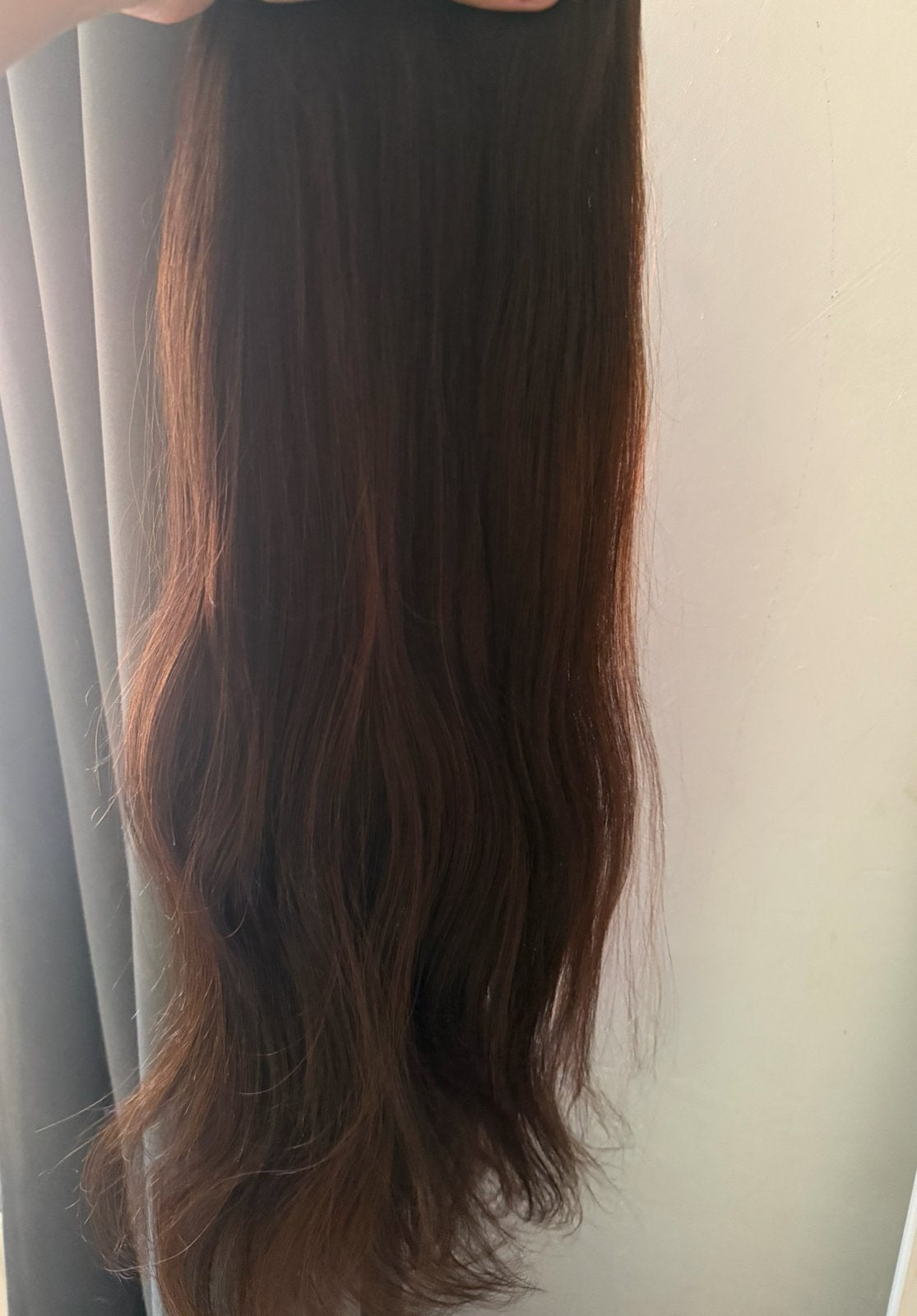 elegance hair extensions, Ophalen of Verzenden, Zo goed als nieuw, Pruik of Haarverlenging