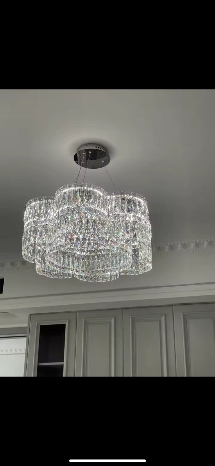 Chandeliers  Room Lighting Ceiling  LED  met remote, Ophalen of Verzenden, Zo goed als nieuw