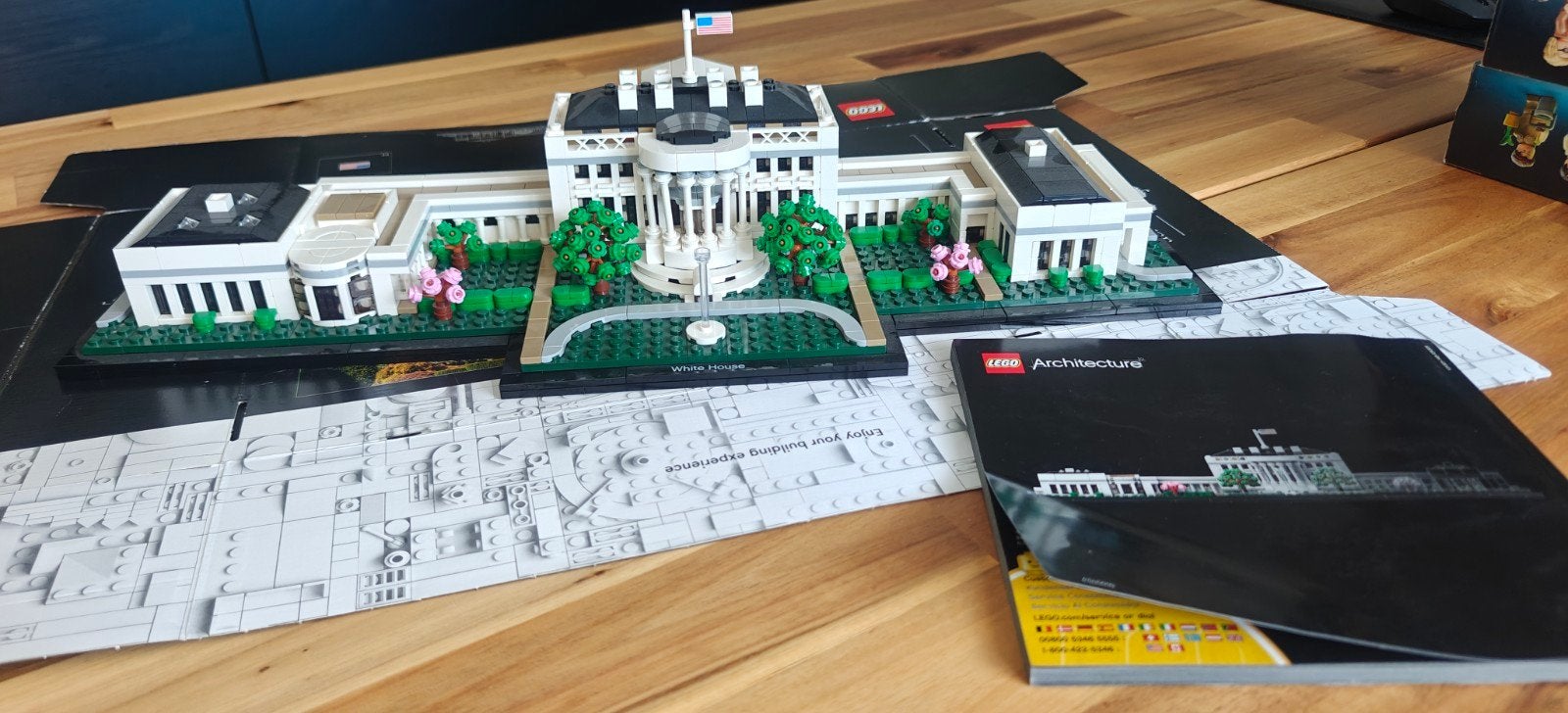 Lego Architecture The White House 21054 met boekje en doos, Ophalen, Zo goed als nieuw
