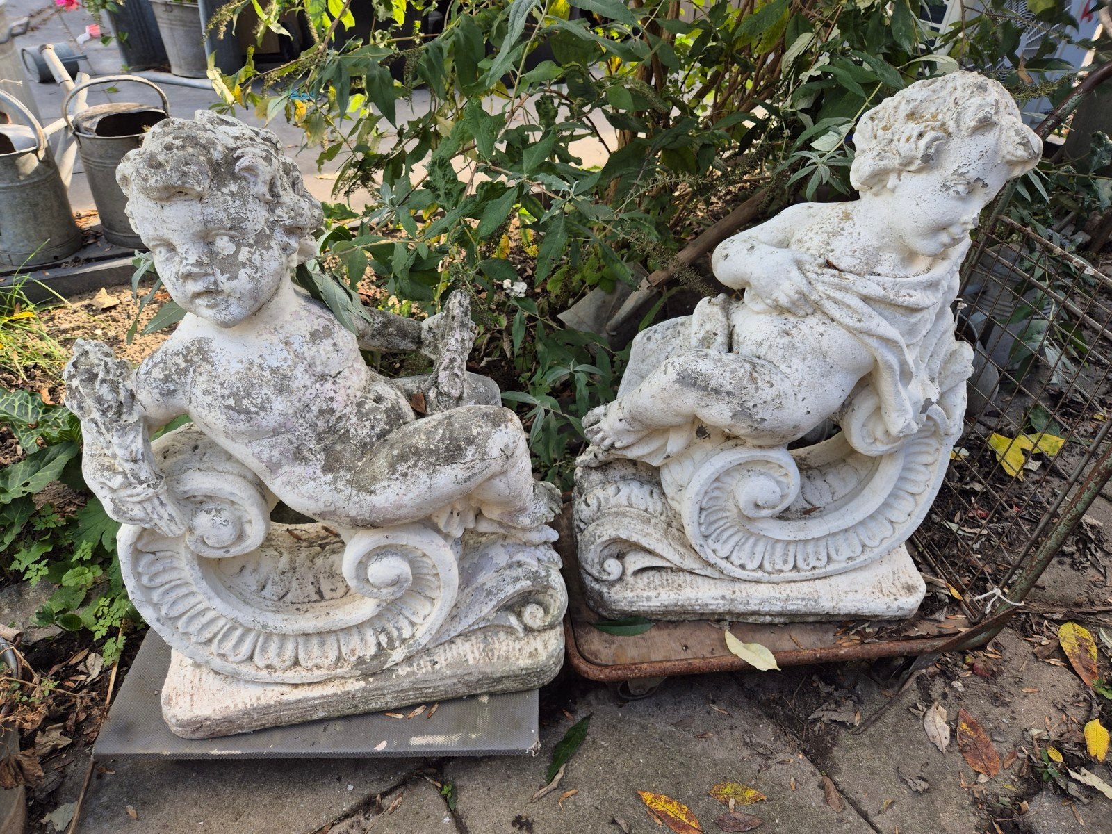 brocante cherubijn/engel 4 jaargetijden, Ophalen