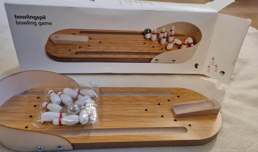 Houten Mini Bowling Spel - Compact & Draagbaar, Ophalen of Verzenden, Nieuw, Jongen of Meisje