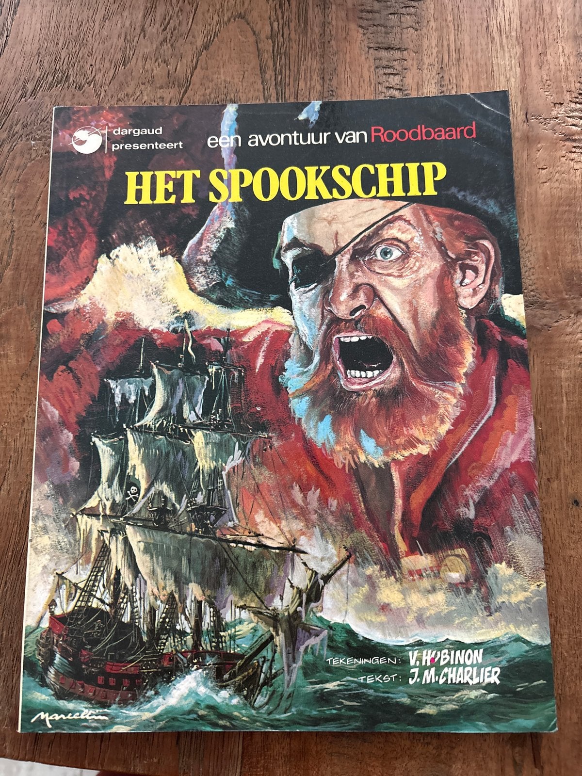 Rooodbaard - Het Spookschip - Dargaud Benelux, Eén stripboek, Ophalen of Verzenden, Gelezen